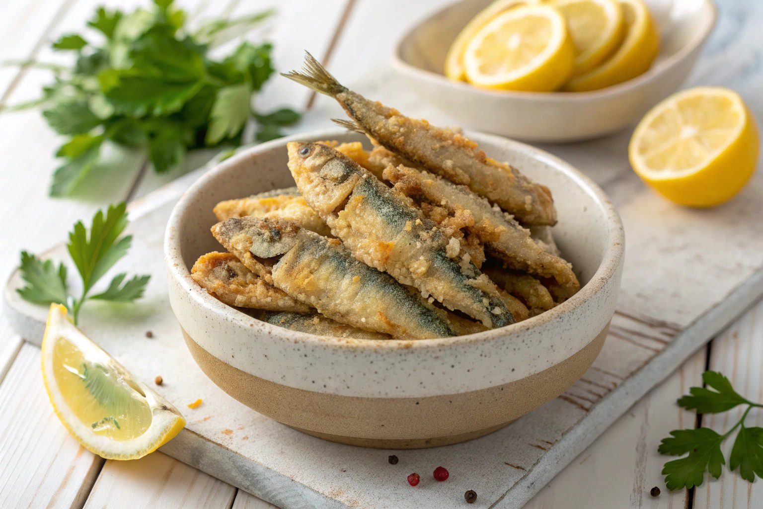 Boquerones fritos en freidora sin aceite – air fryer