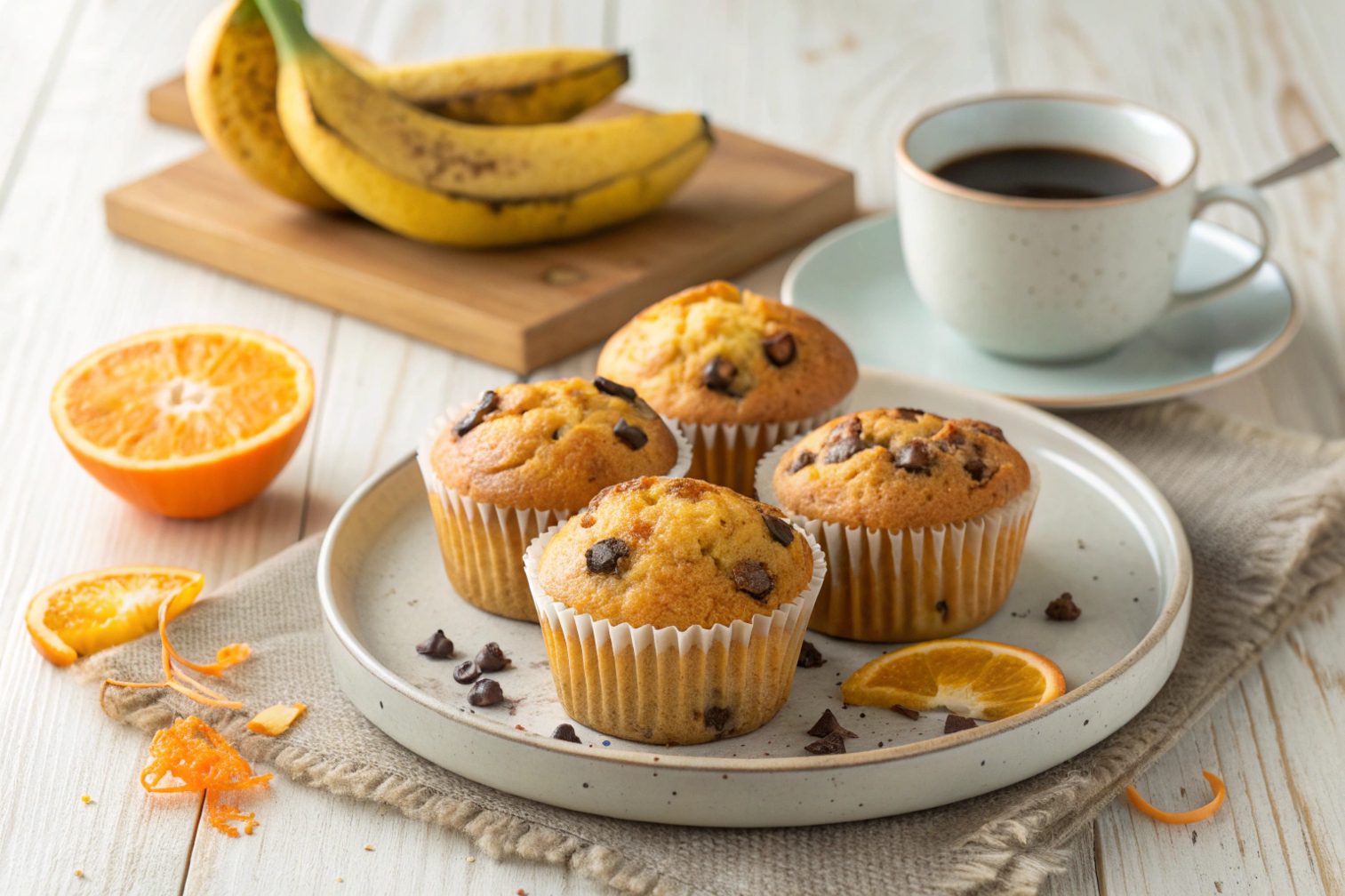 Muffins de avena y plátano en freidora de aire - airfryer