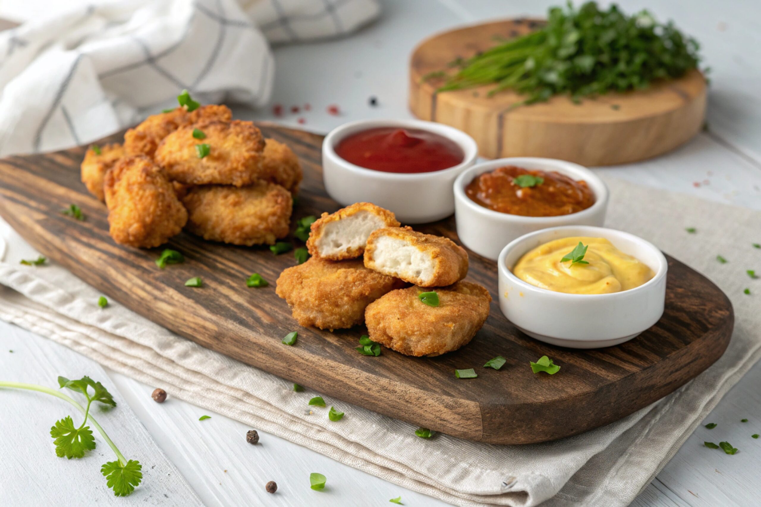Nuggets de Pollo Crujientes en Freidora de Aire - Airfryer
