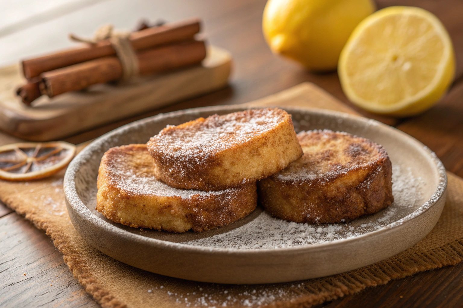 Torrijas con freidora de aire
