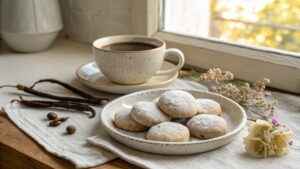 Galletas de vainilla sin huevo en freidora de aire – airfryer
