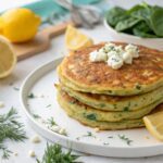 Tortitas de Salmón con Espinaca y Feta con freidora de aire