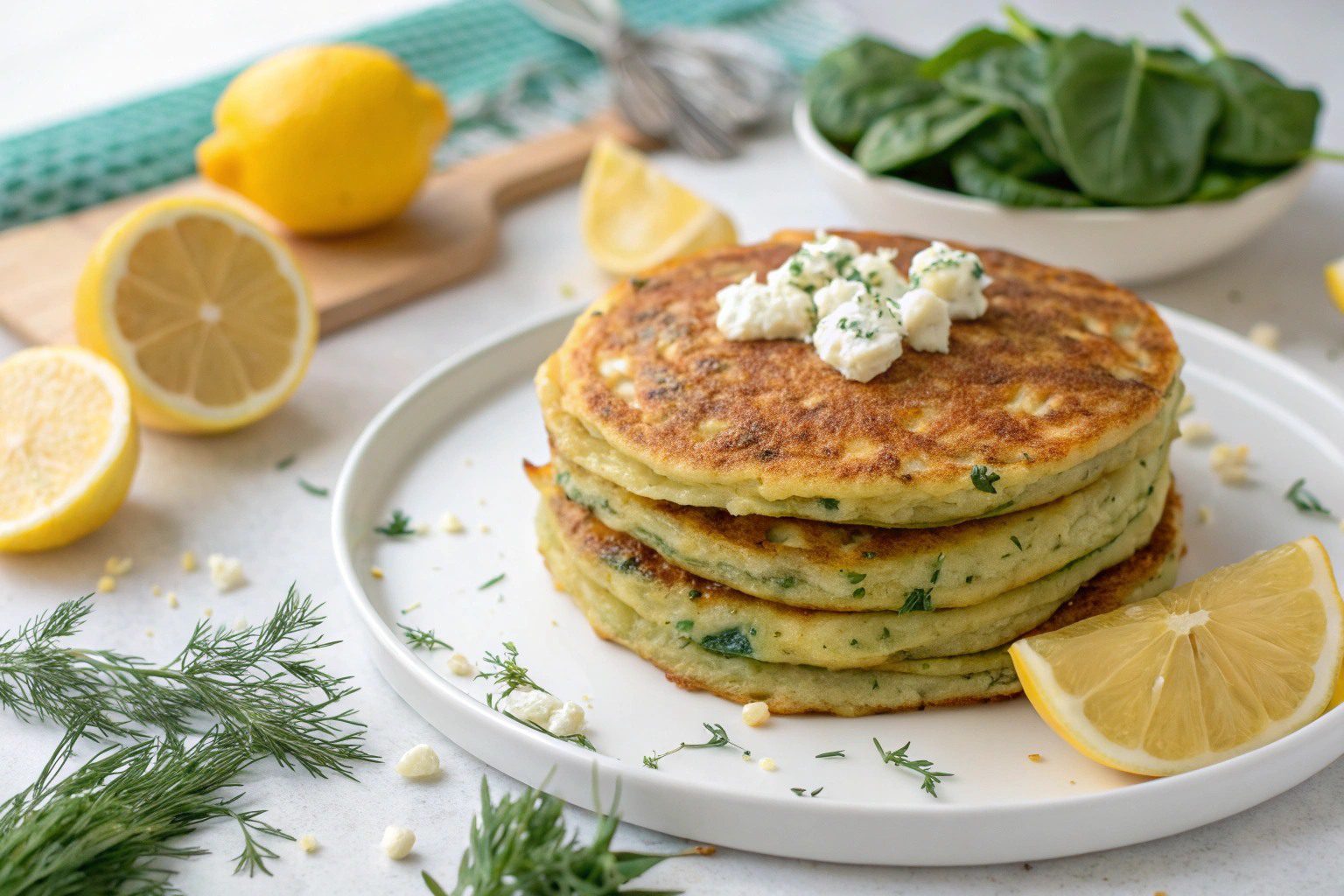 Tortitas de Salmón con Espinaca y Feta con freidora de aire