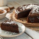Tarta de chocolate con coco en Airfryer