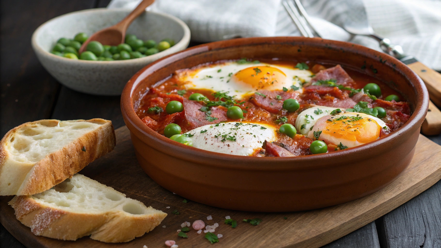 huevos al plato con freidora de aire - airfryer