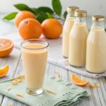 Yogur liquido de naranja con thermomix
