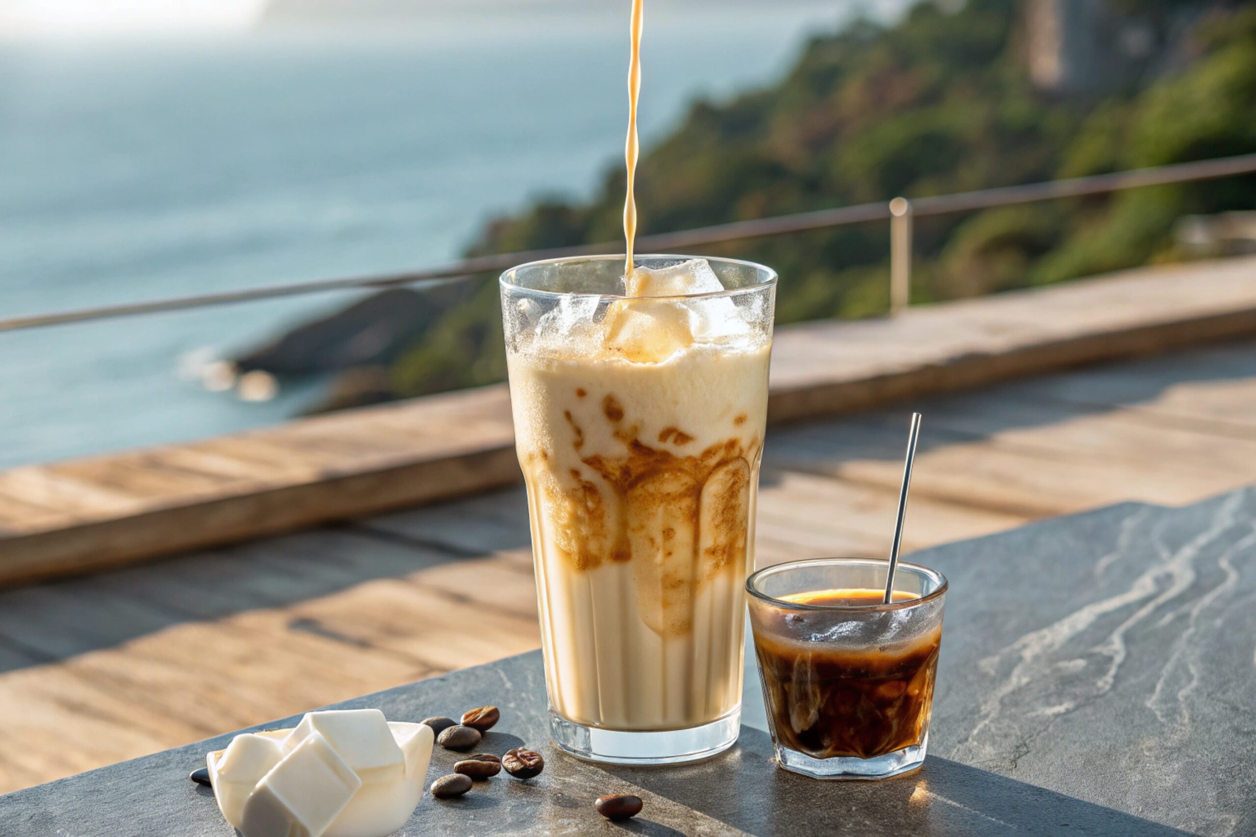 Café helado de vainilla con Thermomix