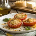 Tomates con costra de Parmesano en Freidora de Aire