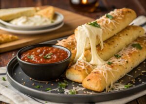 Palitos de Pan Caseros Estilo Pizza Hut en Freidora de Aire