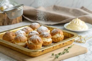 Profiteroles en Freidora de Aire