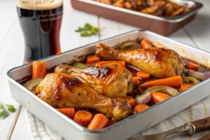Pollo con Cerveza negra en Freidora de Aire