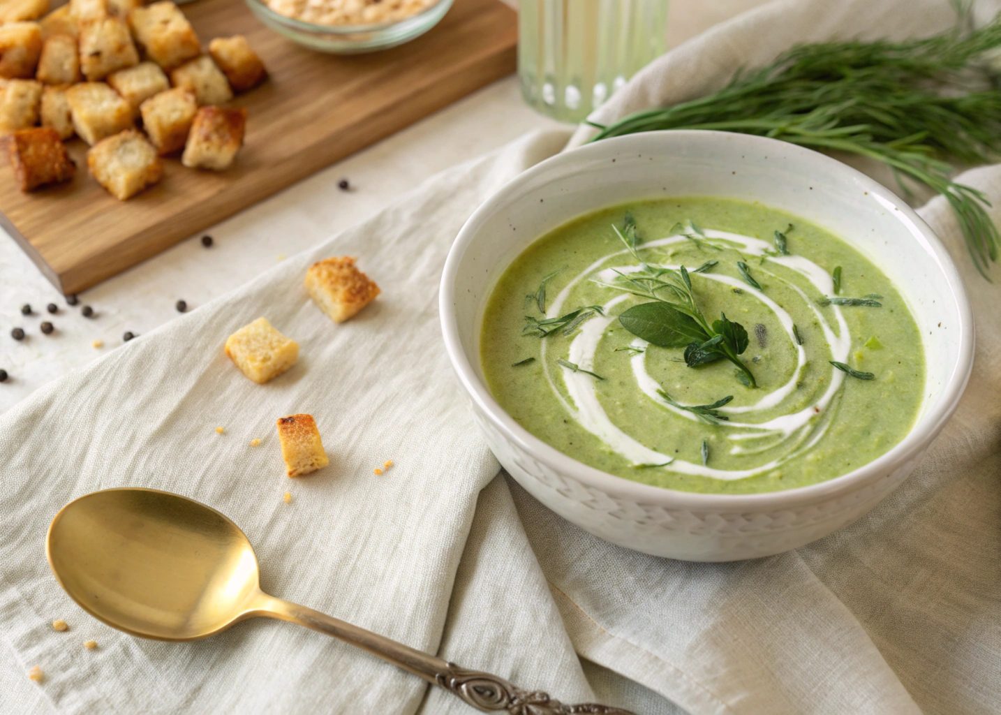 sopa fría de pepino con thermomix para este verano