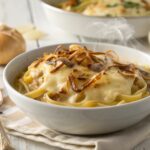 Pasta con Cebolla Caramelizada en Thermomix