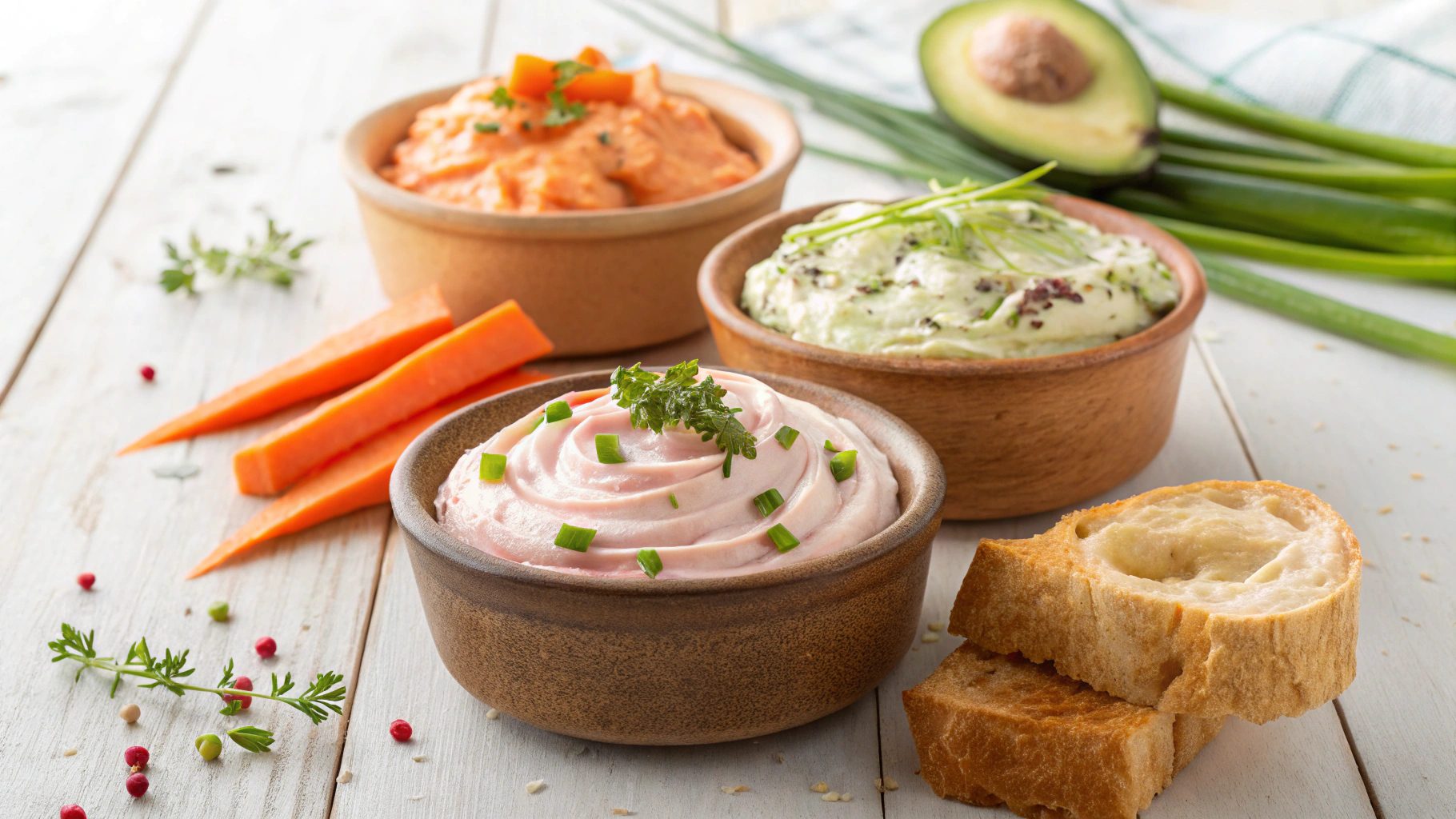 Tres cremas de queso irresistibles para untar con Thermomix