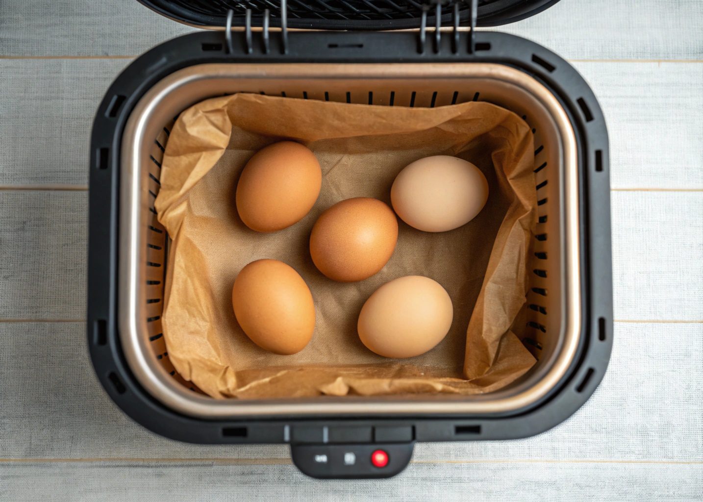 Huevos duros perfectos sin agua ni ollas: así se hacen en la freidora de aire