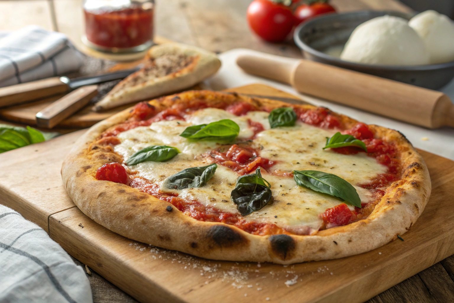 Pizza napolitana con Thermomix