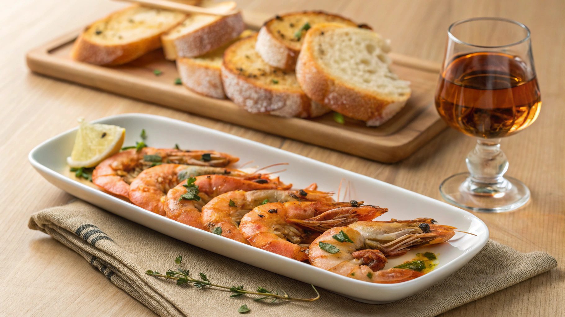 Gambas al brandy con freidora de aire – airfryer