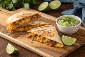 Quesadillas de Tinga de Pollo en Freidora de Aire