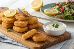 Nuggets de atún con solo 3 ingredientes en freidora de aire