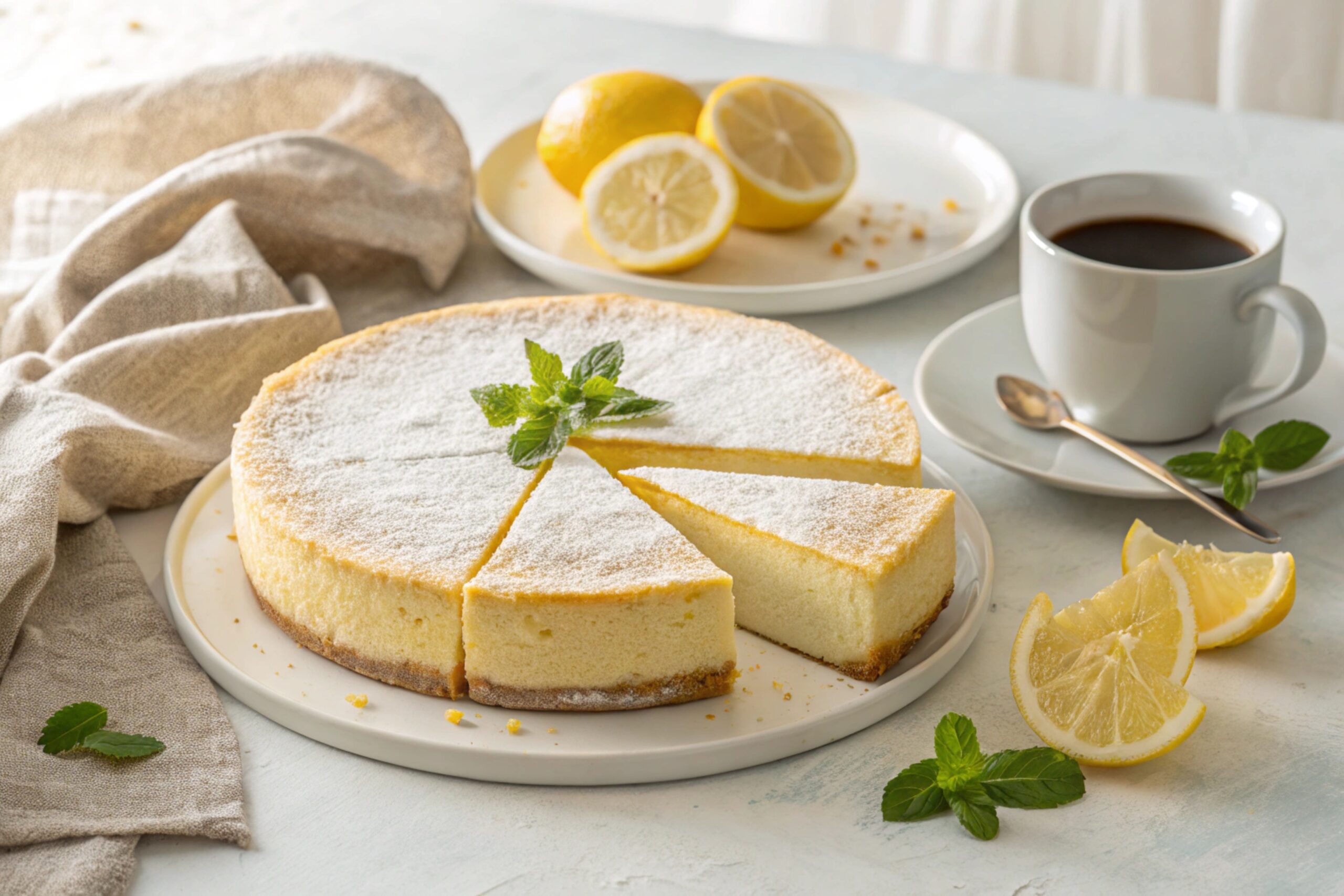 Tarta de queso de limon con freidora de aire - air fryer