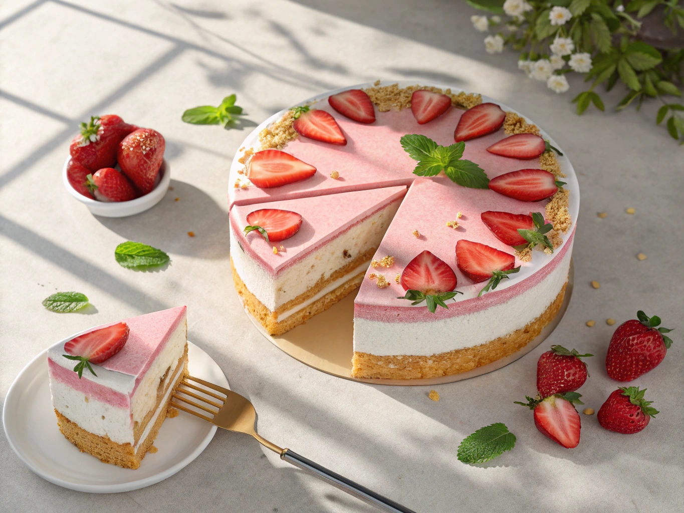 tarta de queso y frambuesa con thermomix