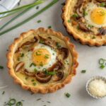 Tarta de cebolla francesa hechas en freidora de aire