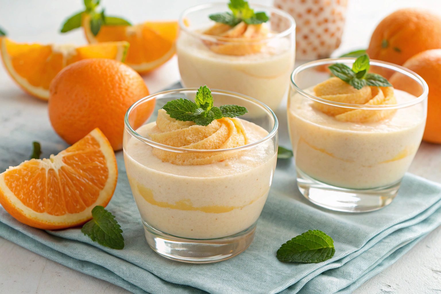 Mousse de naranja y Cointreau con Thermomix