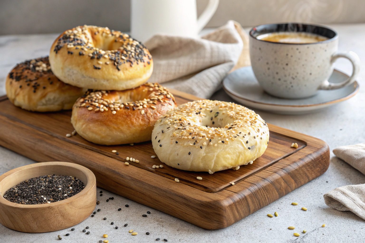 Bagels en freidora de aire - air fryer