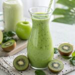 Batido verde de espinacas, manzana y kiwi con Thermomix