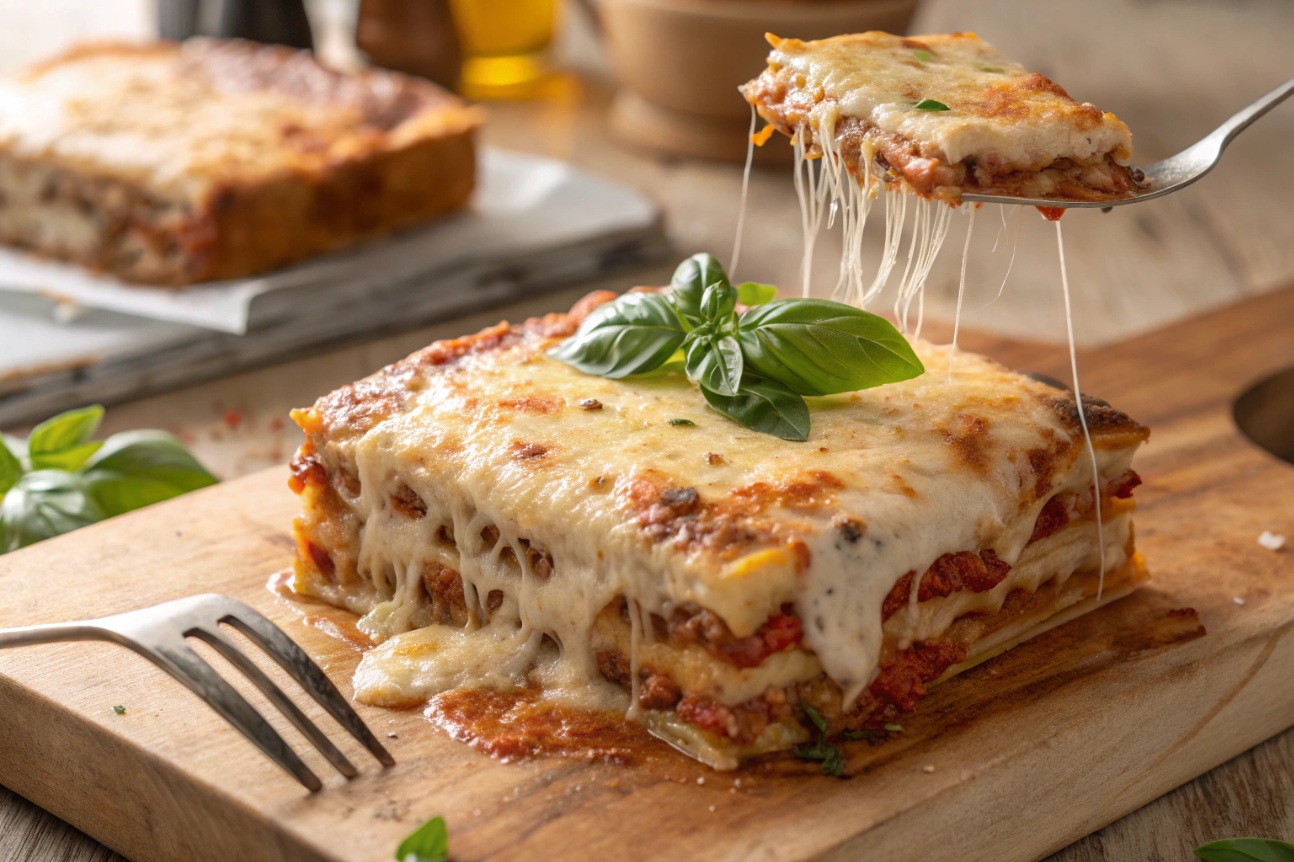 Parmigiana Blanca de Calabacin en Airfryer