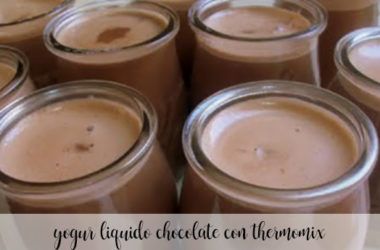 yogur liquido de chocolate con thermomix