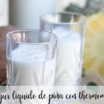 yogur liquido de piña con thermomix