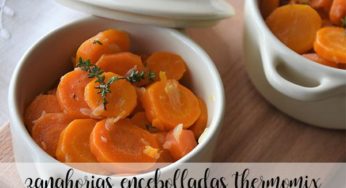 Zanahorias encebolladas con Thermomix