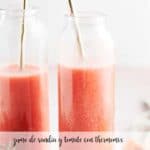 zumo de sandia y tomate con thermomix