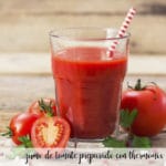 zumo de tomate preparado con thermomix