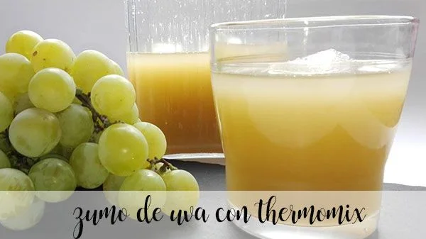 Zumo de uvas con thermomix