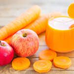 Zumo Casero de Zanahoria, platano y manzana con thermomix